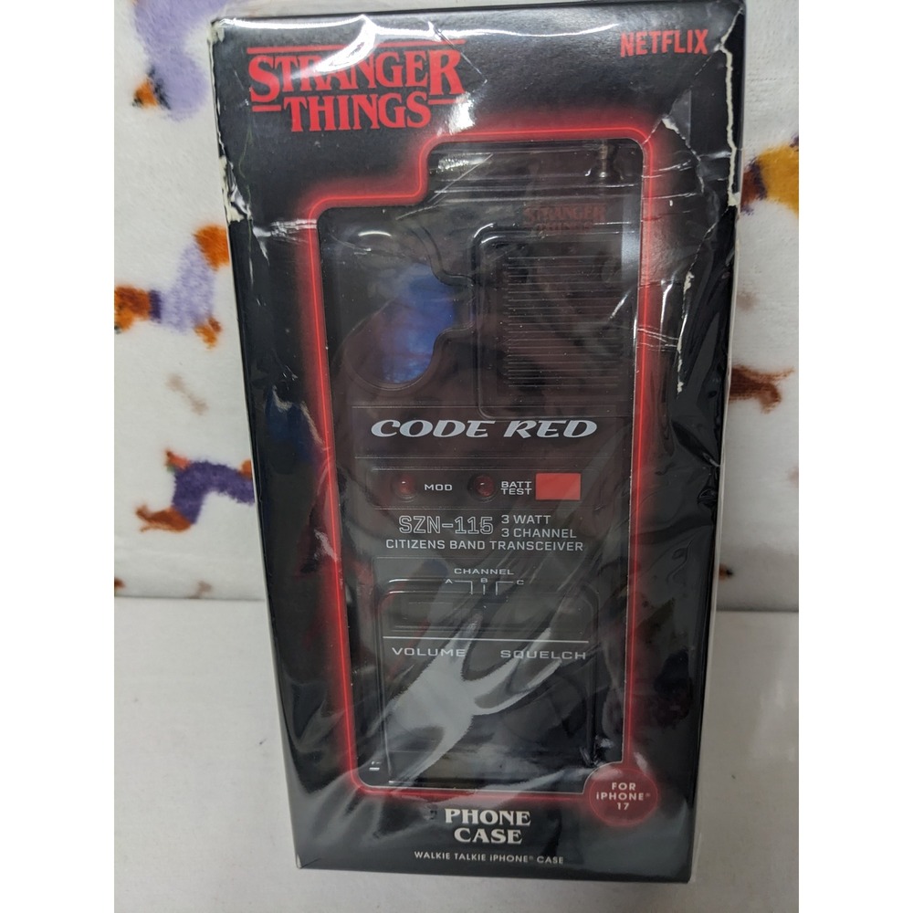 Stranger Things Code Red Walkie Talkie iPhone 17 Case Netflix